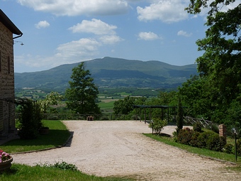 Monte Cetona vista da Palazzolo