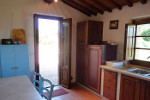 Kitchen from dining room door