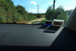 turning to dirt road