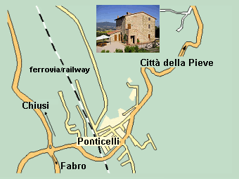 The location of Palazzolo in Ponticelli