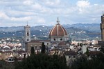 view of Florence from Boboli garden