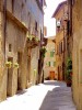 an alley in summer time
