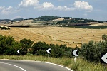 view of landscape in Pienza