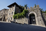 entering to old city in summer