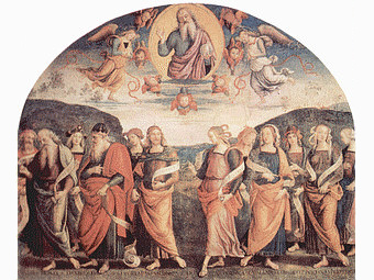 The Father with Prophets and Sibyllen - Collegio del Cambio - Perugia